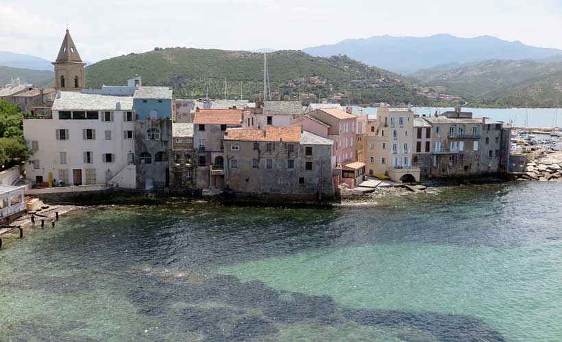 Small seaside village in Corsica