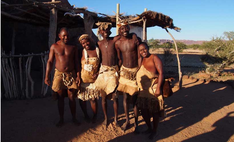 Namibian tribespeople
